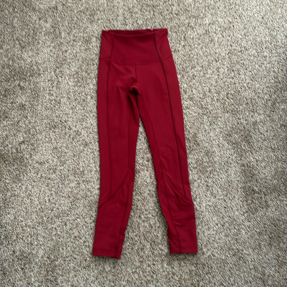 Lululemon ribbed leggings, size 2.